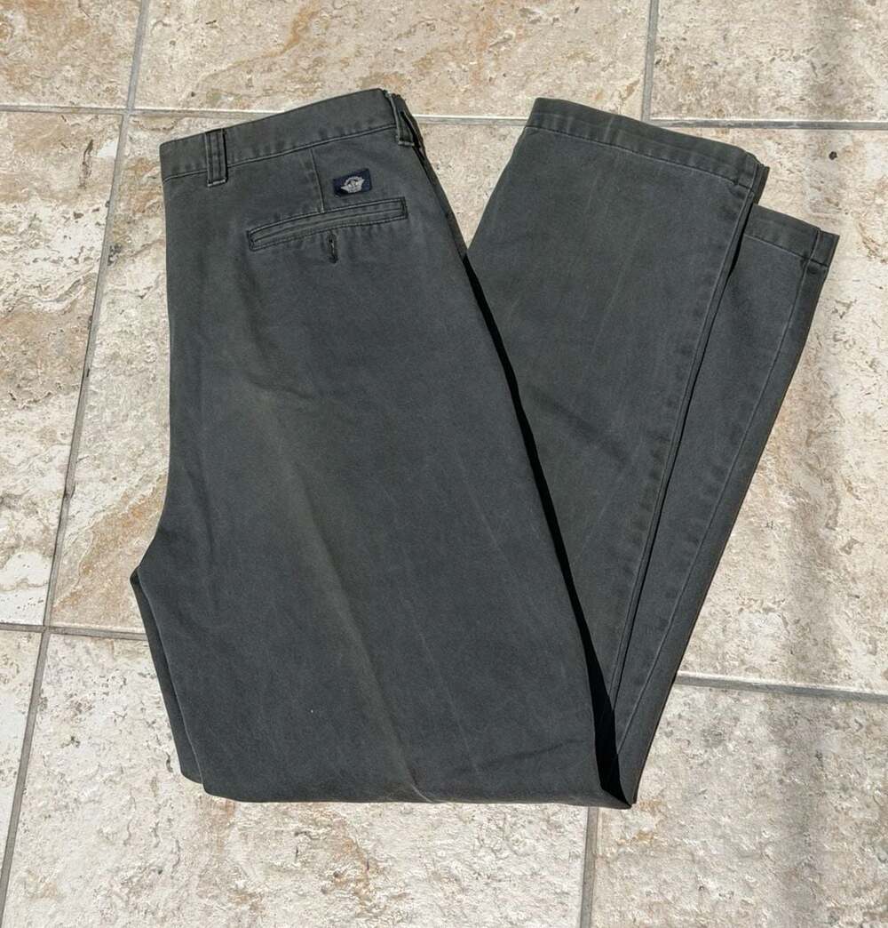 Vintage Dockers Men's Signature Khaki Straight Fit Flat Front Pants